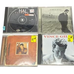 Classic Country CD Lot 4, Hal Ketchum, Vince Gill Vintage Country Music